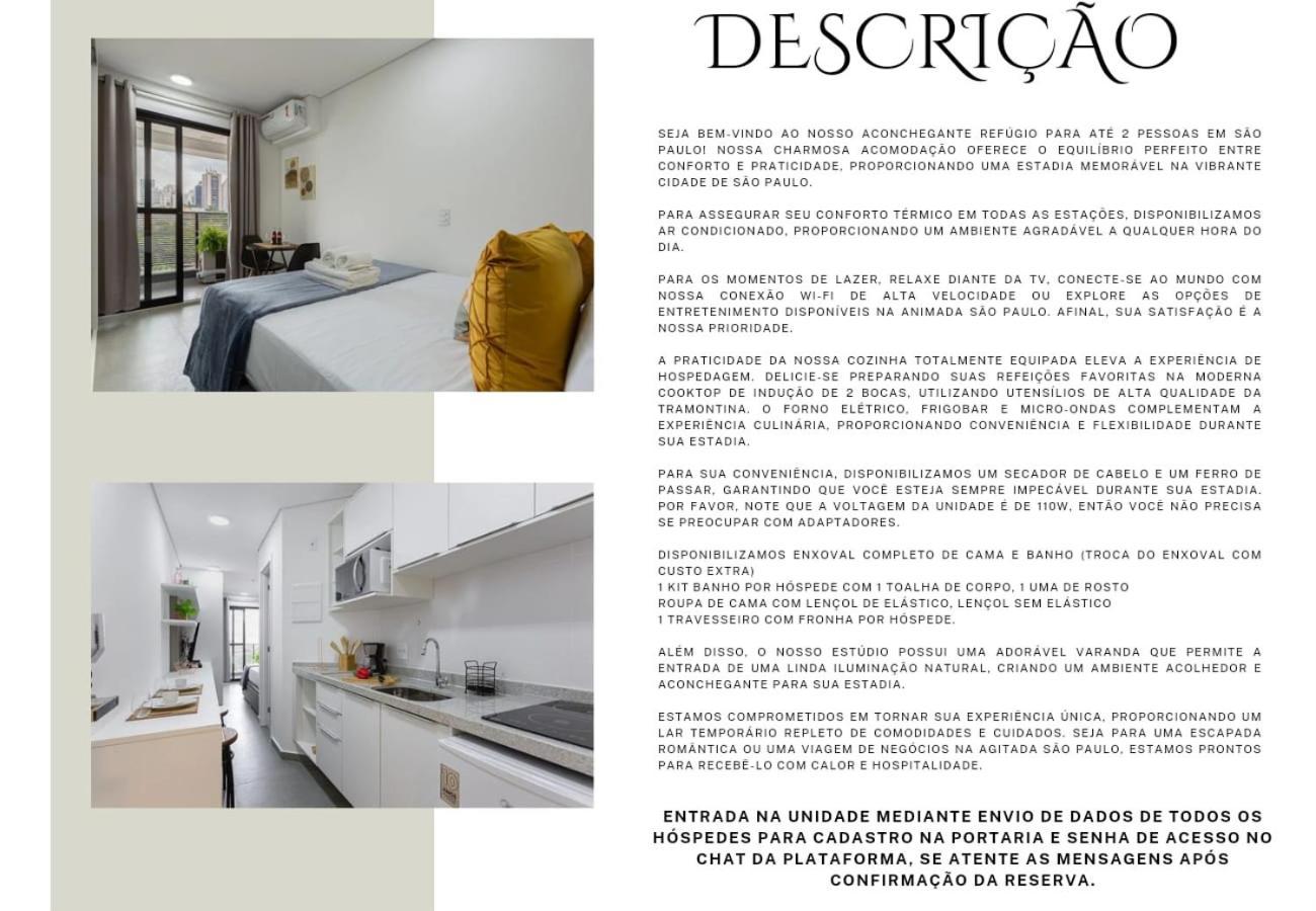 Apartment Easy Star - Aconchego E Praticidade, Prox Ao Metro - Et01h Sao Paulo